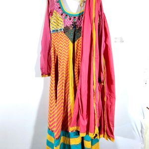 Multi Printed Kurta Set (Women's)