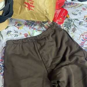 Brown Basic Joggers