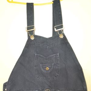 Dark Blue Denim Dungaree