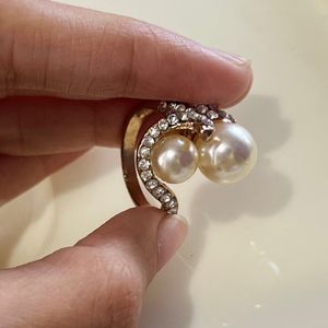 Rare Diamond Ring And Earring Combo