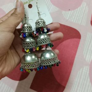 Layered Jhumkis