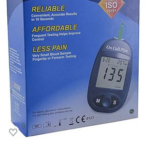 On Call Plus Blood Glucose Meter Very New