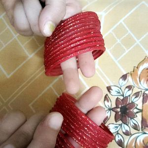 10 Bangles Red Colour Amazing 😍