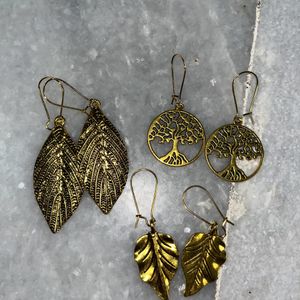 Golden earrings