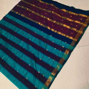 Multi Colour Cotton Silk Pure GadwalSaree