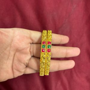 Gold Tone Bangles