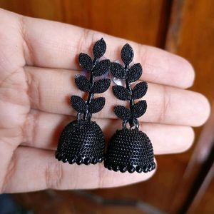 Beautiful Black Jhumkas