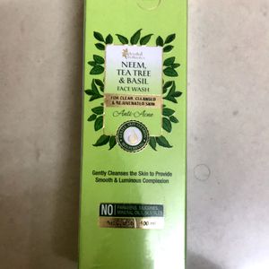 NEEM TEA TREE & BASIL FACEWASH