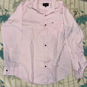 Pink Men's Regular Fit Shirt