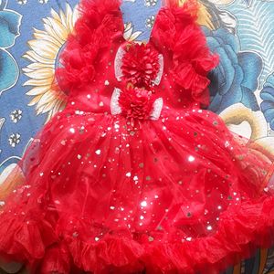 NEW Baby Red  Frock