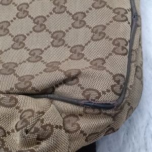 Authentic Gucci Monogram Diaper Bag