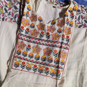 EMBROIDERED ANARKALI KURTI