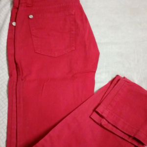 Red Denim Jeans