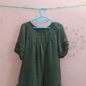 women polka top