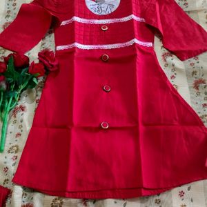 7 Years Girl Kurta Set Unused