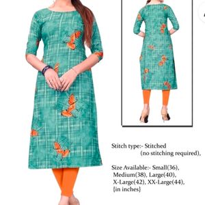 Crepe Kurti💚