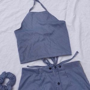 cute co-ord set💙🤍