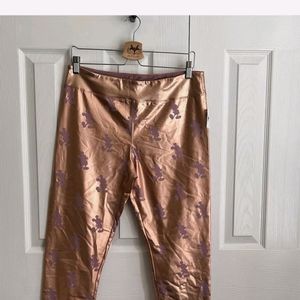 Disney Metallic Rose Gold Mickey Mouse Legging