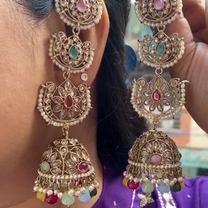 Brand new polki jhumki from our collection