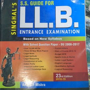 LLB Entrance Exam Book
