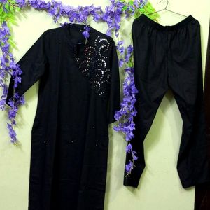 New/Unused Mirror Work Embroiderd Kurta Pant