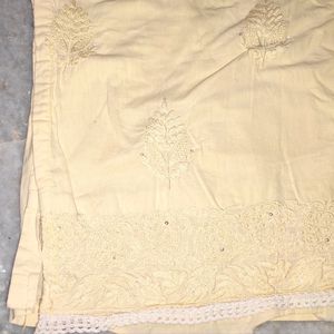 Embroidery Kurta with Skirt