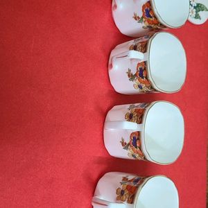 Ceramic Teacups Set Of 4