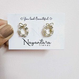 Combo Of 3 Korean Earrings