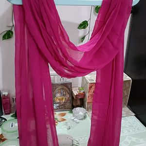 Dark Pink Dupatta