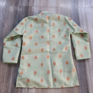 Pista Green Traditional Wear For Boys