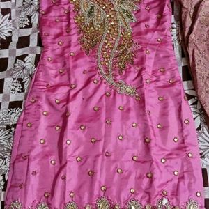 Ladies Silk Salwar Suit With Dupatta