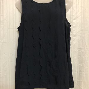 Blue Sleeveless Top