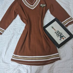 Unique Brown  Dress