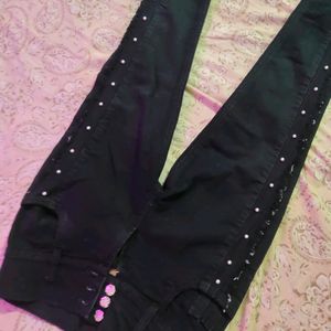 high waisted black jeans