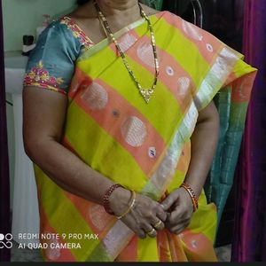 Chanderi Fancy Cotton Saree