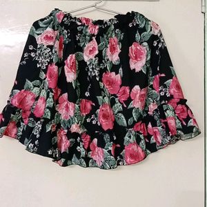 Hot Y2K Floral Skirt