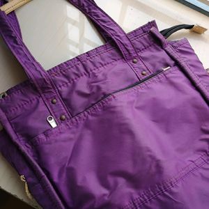 Purple Handbag For Daily Use.