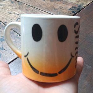 My New Smiley Cup For Tea And Coffee