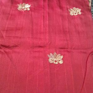 Art Silk Saree With  Out  Blouse  Piece