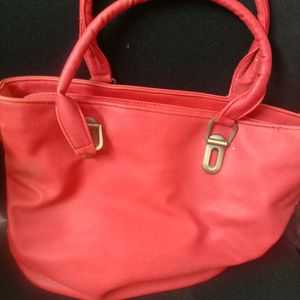 Orange Hand Bag