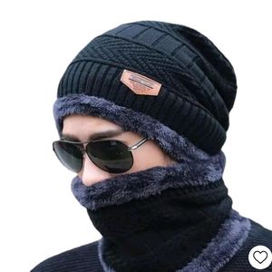 Woolen Cap With Muffler Set (Colors Available )