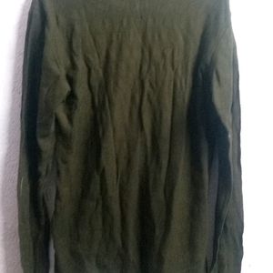 Olive Full Sleeves Tshirt