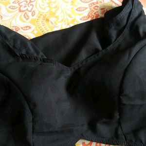 Full Sleeve Black Blouse