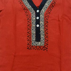 Women's Red Kurti Size -small