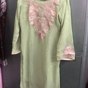 Kashmiri Kurti (green)