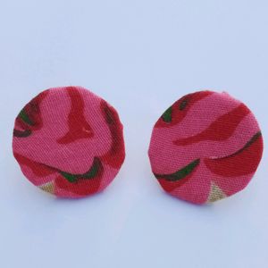 handmade fabric earrings