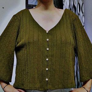 H&M Crop See Through Sweater