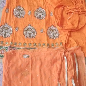 Orange Salvaar Suit