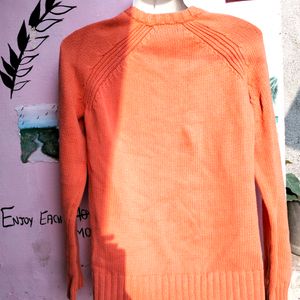 H&M Neon Orange Sweater