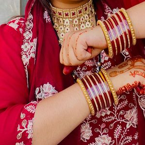 Bridal Looking Bangles Set